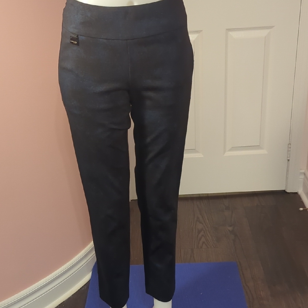 LISETTE Navy Pull-on Ankle Pants